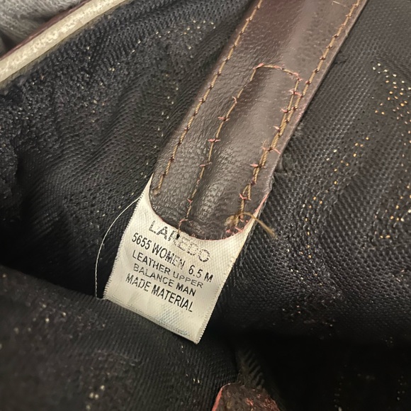 Laredo Brown Western Cowboy Boots - Picture 4 of 8